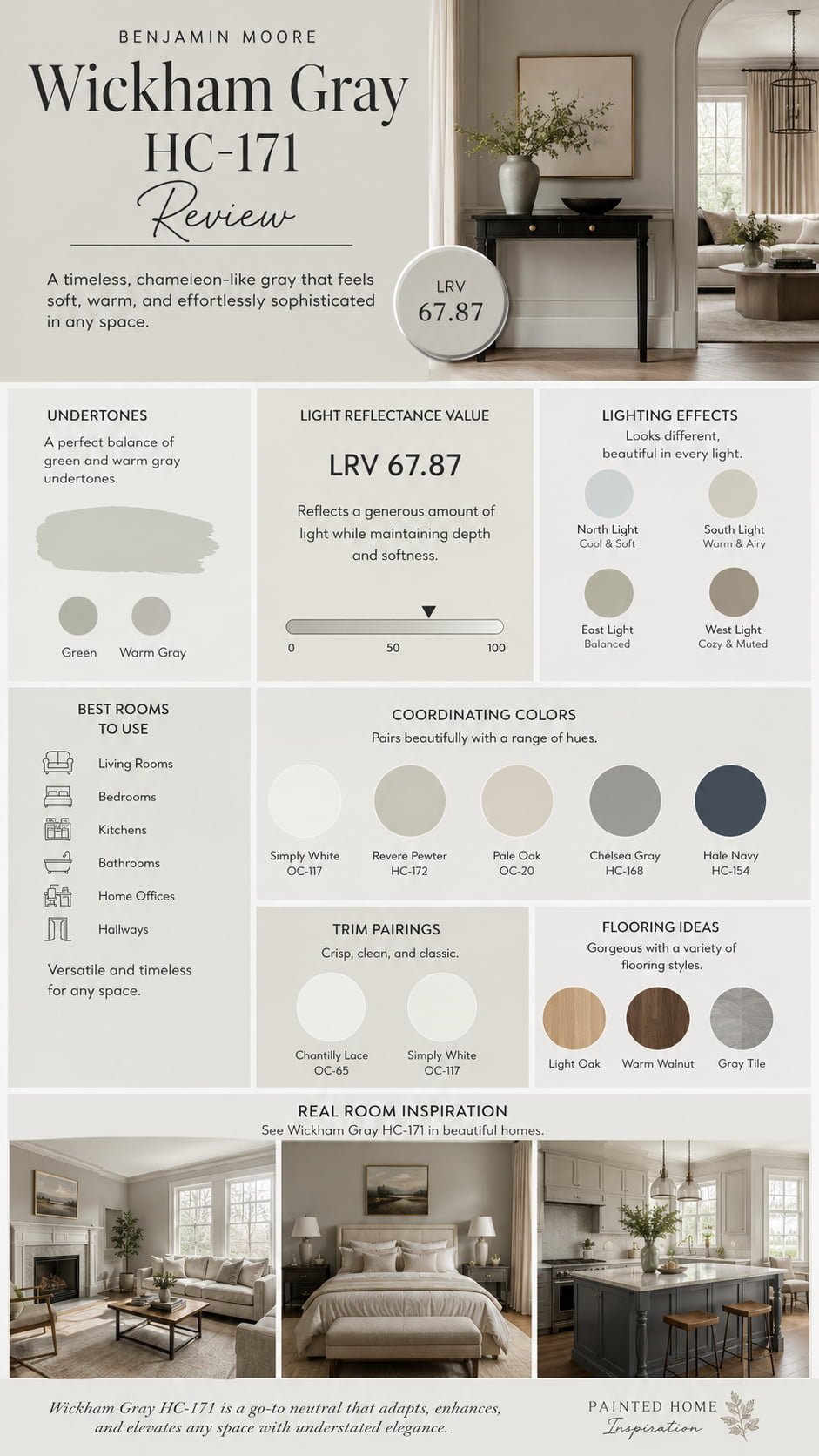 Benjamin Moore Wickham Gray HC-171 Review' Benjamin Moore Wickham Gray HC-171 Review
